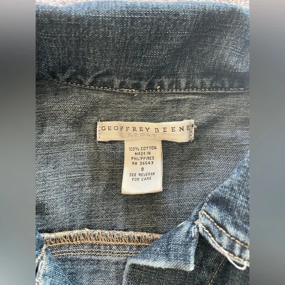 Jean jacket Geoffrey Beene - Picture 4 of 6